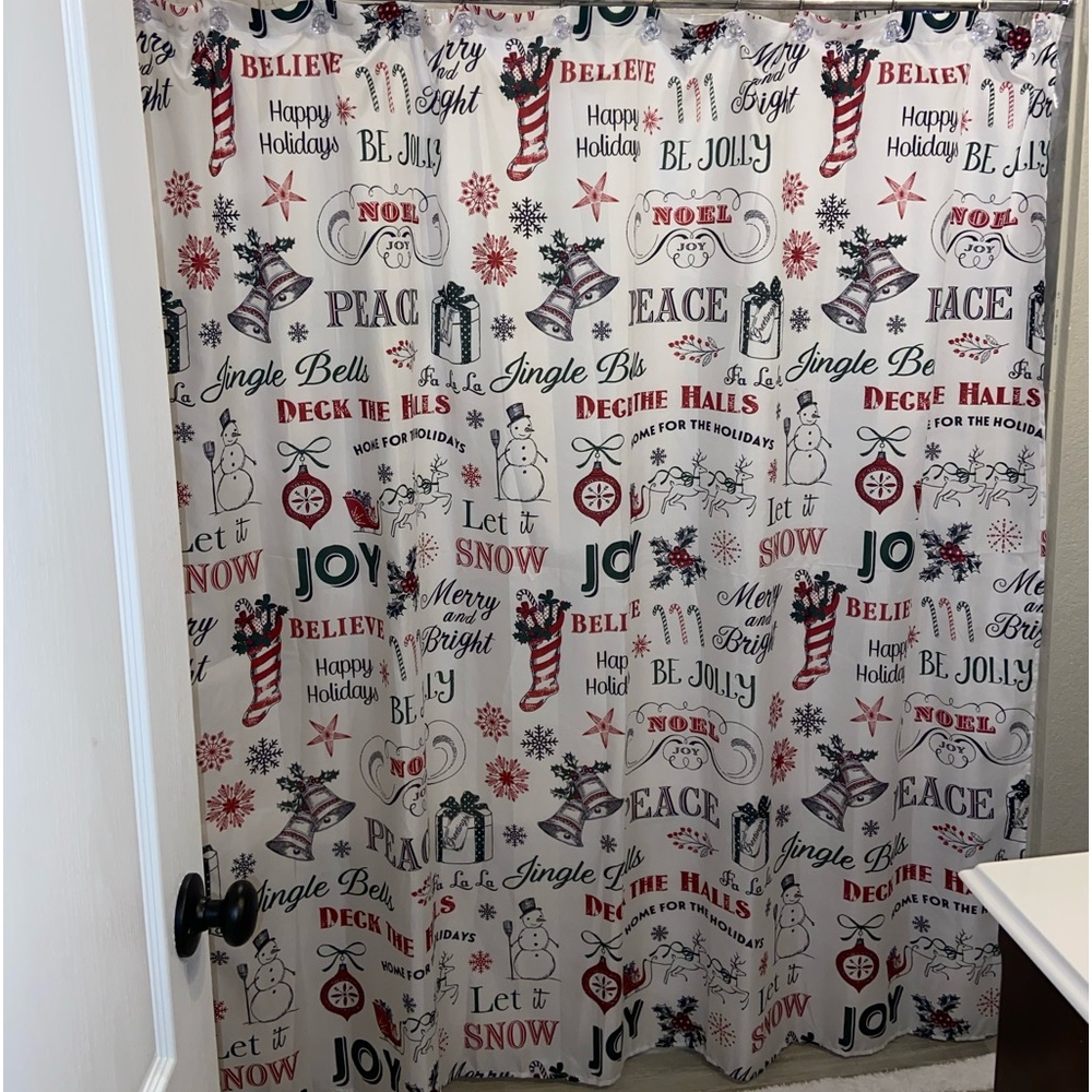 Christmas Shower Curtain